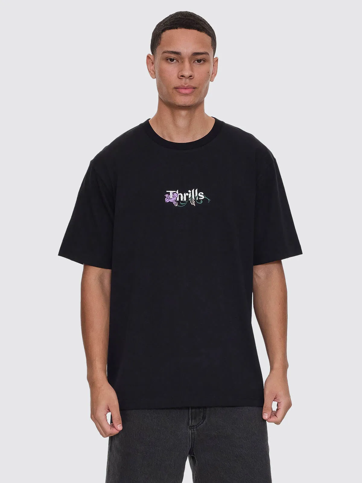 Nature's Takeover Oversize Fit Tee - Black sold by Thrills