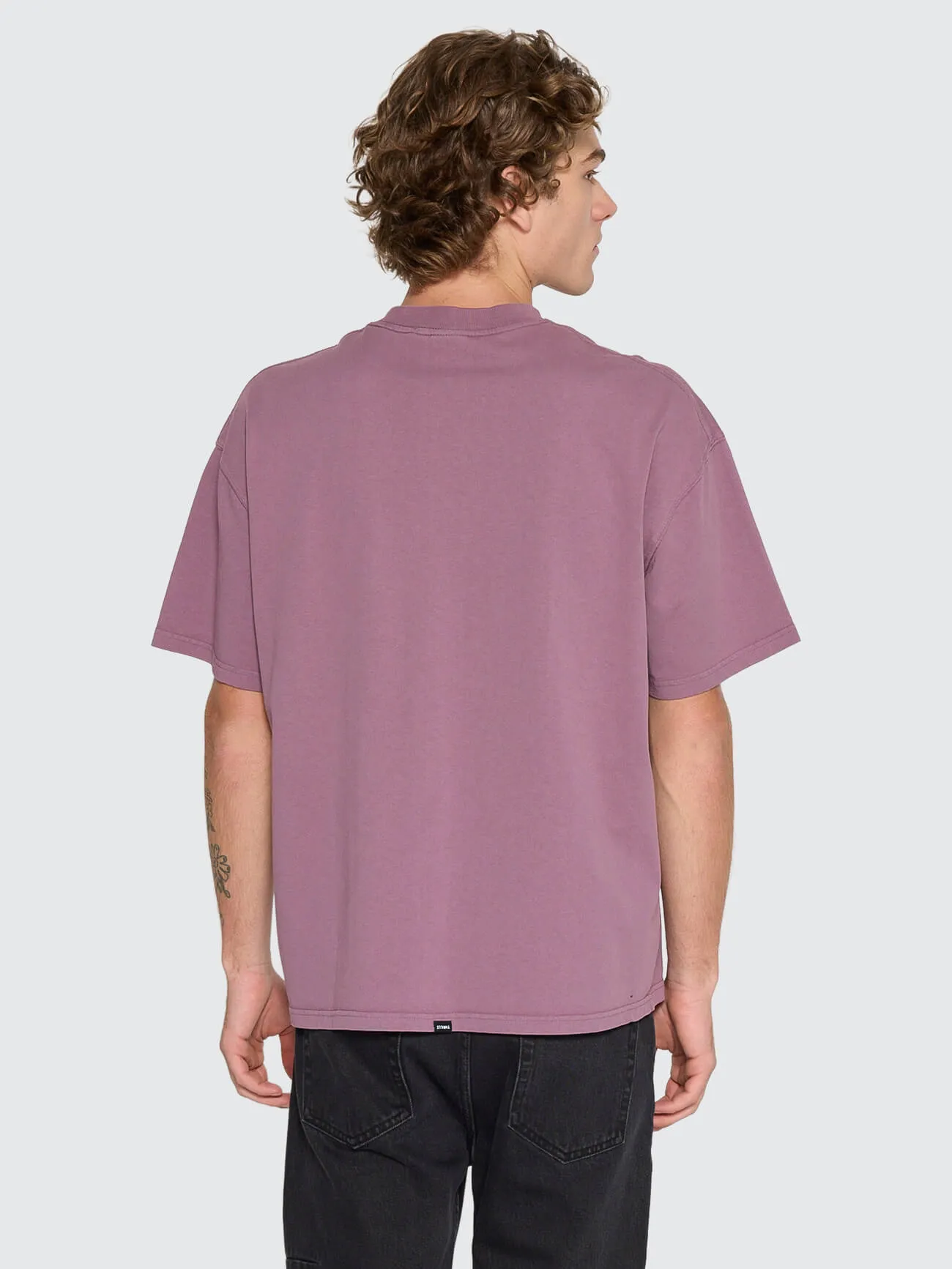Thrills Service Heavy Weight Box Fit Oversize Tee - Vintage Mauve sold by Thrills product image thumbnail 3