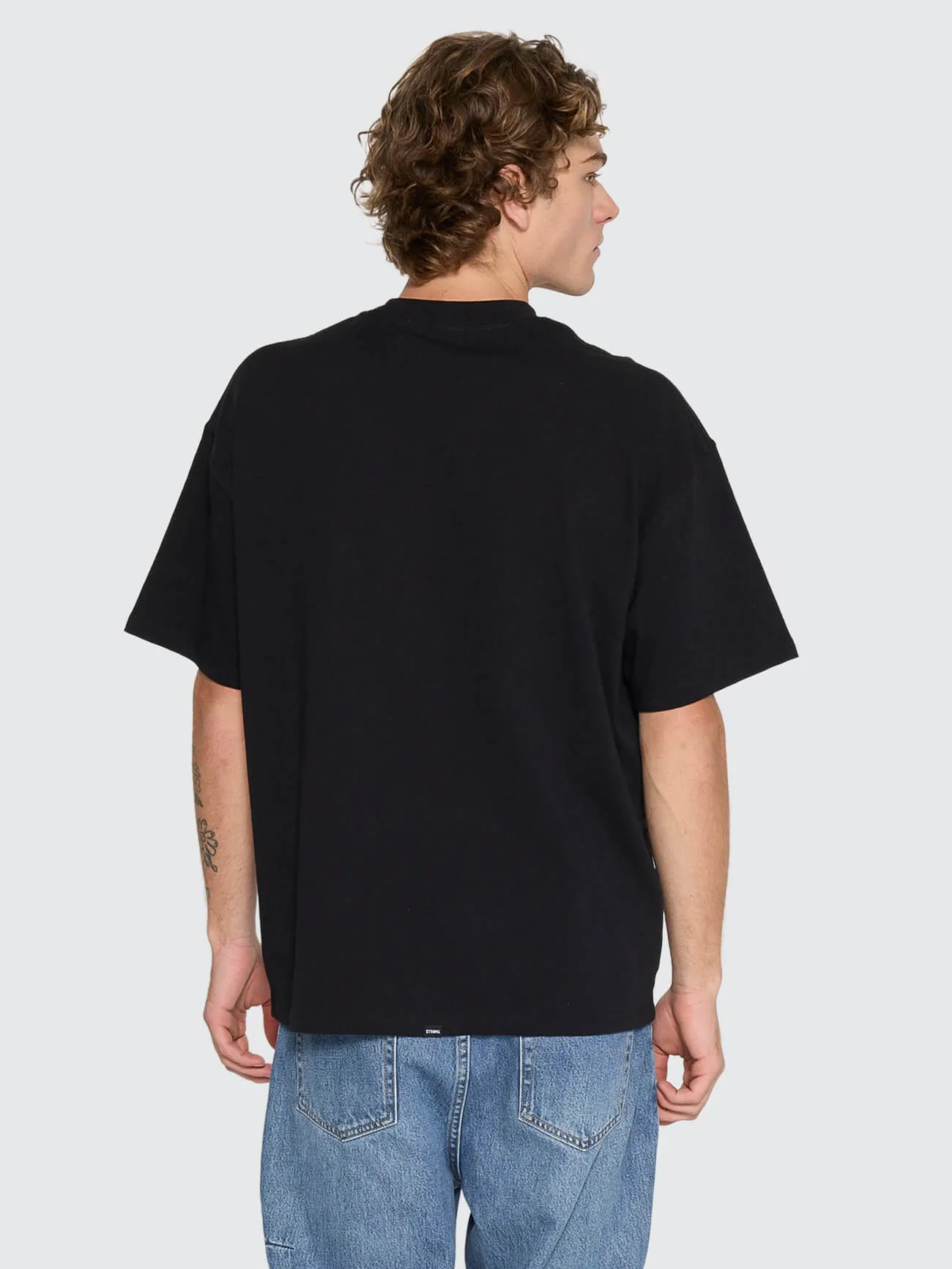 Thrills Service Heavy Weight Box Fit Oversize Tee - Black sold by Thrills product image thumbnail 3