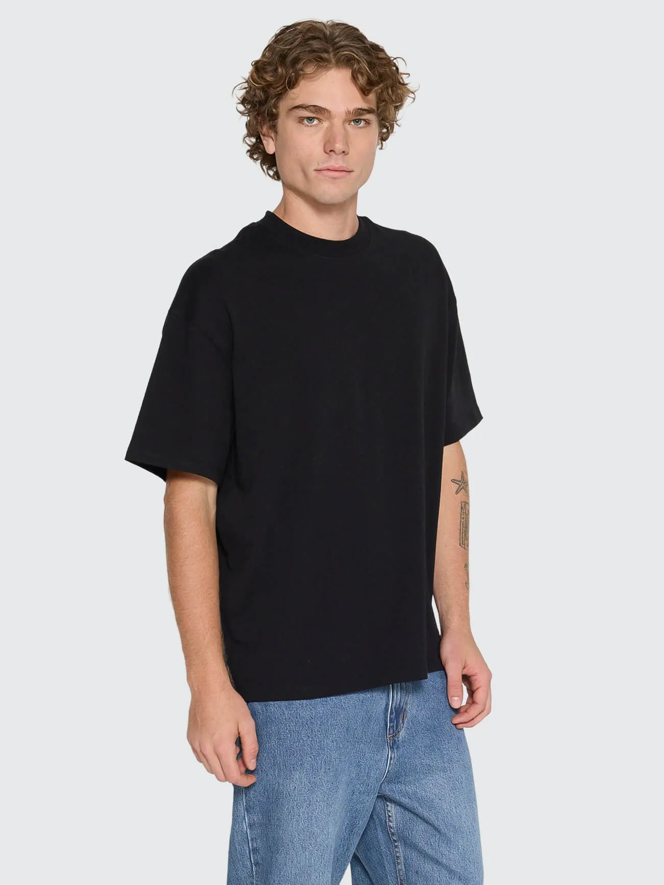 Thrills Service Heavy Weight Box Fit Oversize Tee - Black sold by Thrills product image thumbnail 4