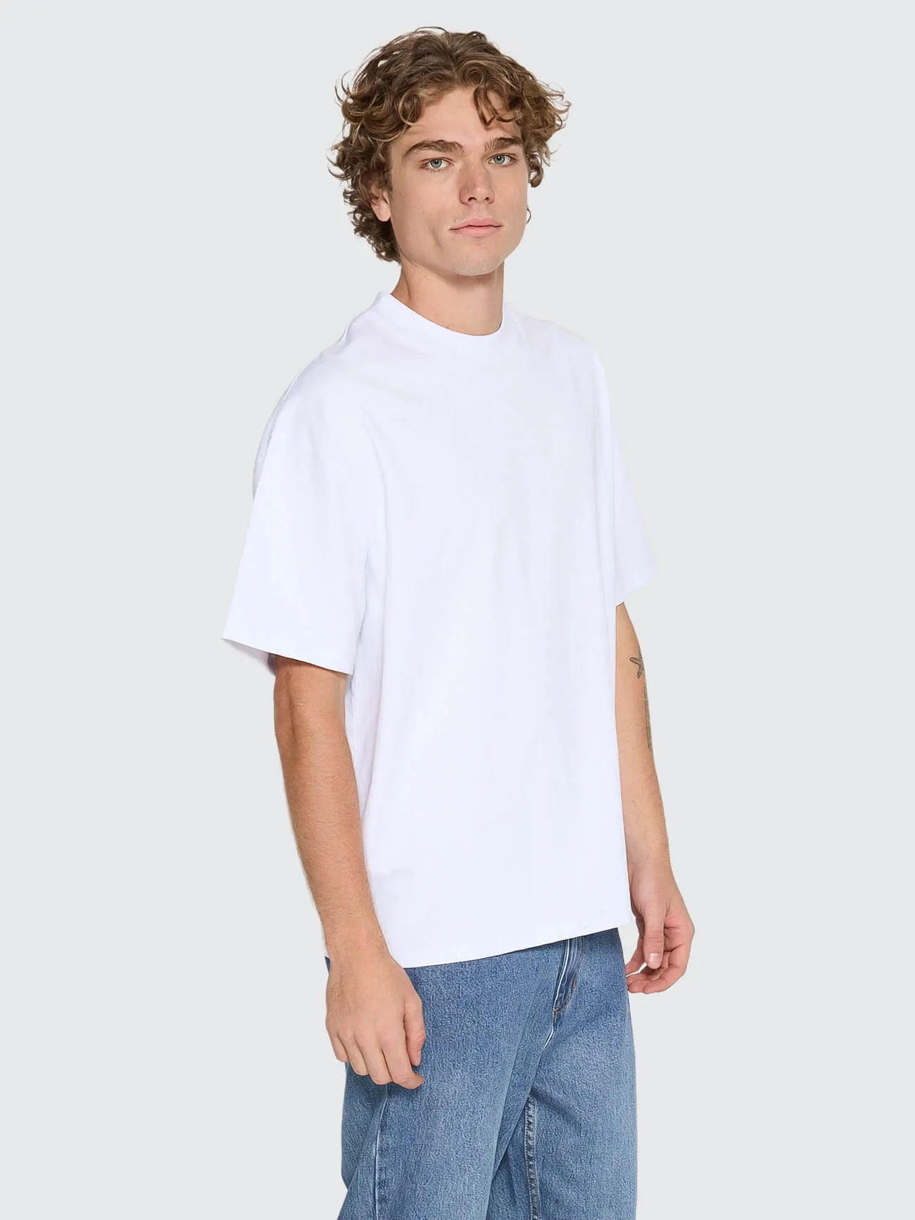 Thrills Service Box Fit Oversize Tee - White sold by Thrills product image thumbnail 5