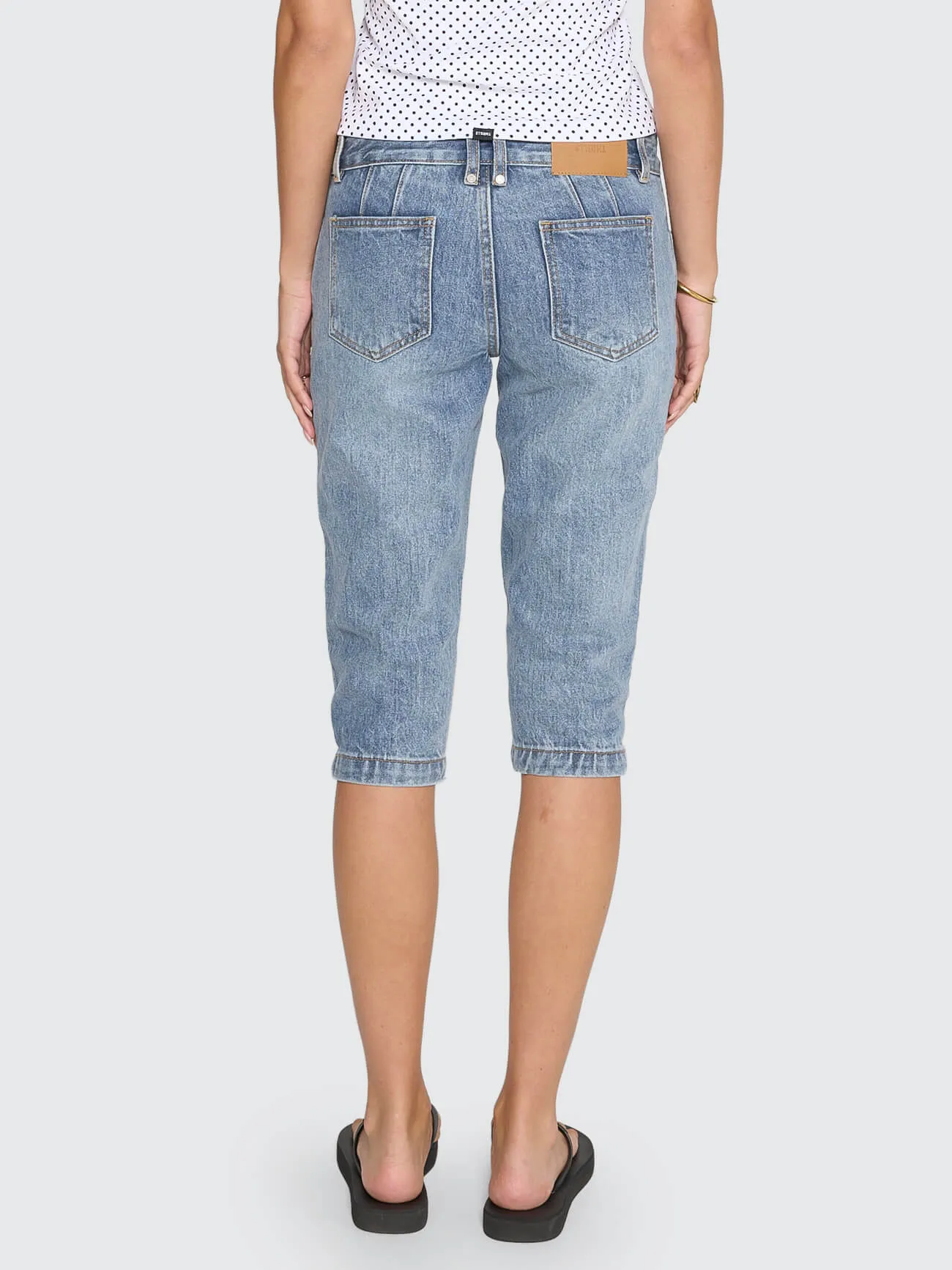 Dani Denim Capri - Rustic Fade sold by Thrills product image thumbnail 4