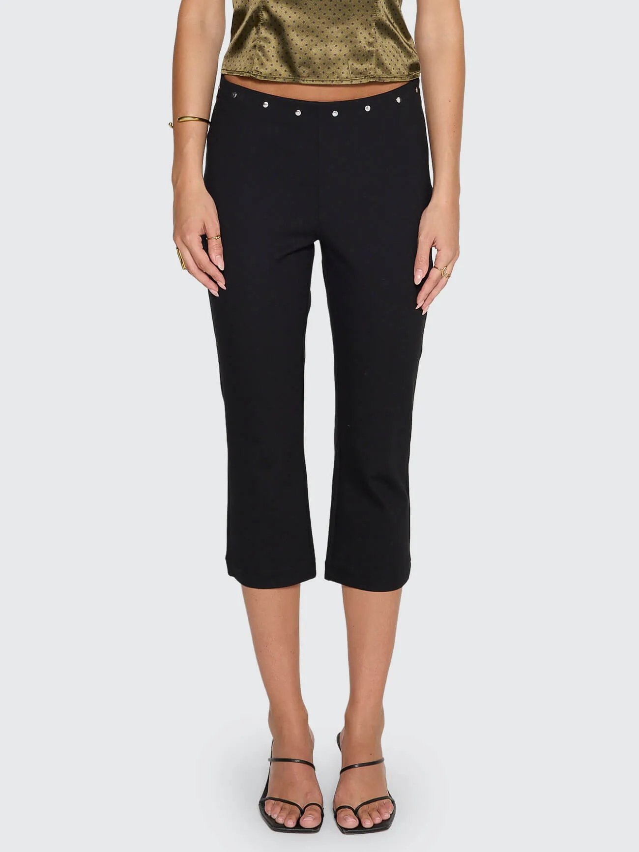 Zephyr Capri Pant - Black sold by Thrills product image thumbnail 2