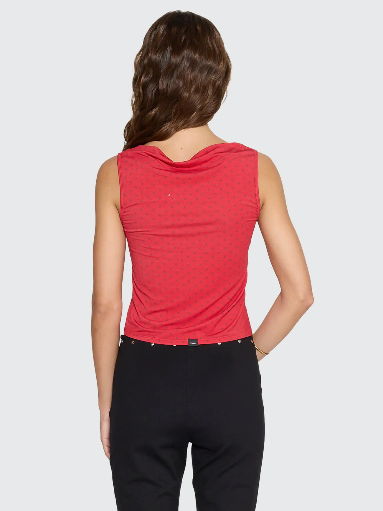 New Romance Tank - Red Polka Dot sold by Thrills product image thumbnail 5