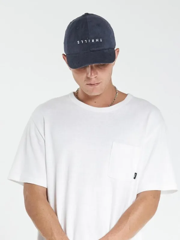 Minimal Thrills 6 Panel Cap - Ink sold by Thrills