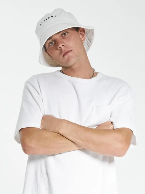 Minimal Thrills Bucket Hat - Heritage White sold by Thrills