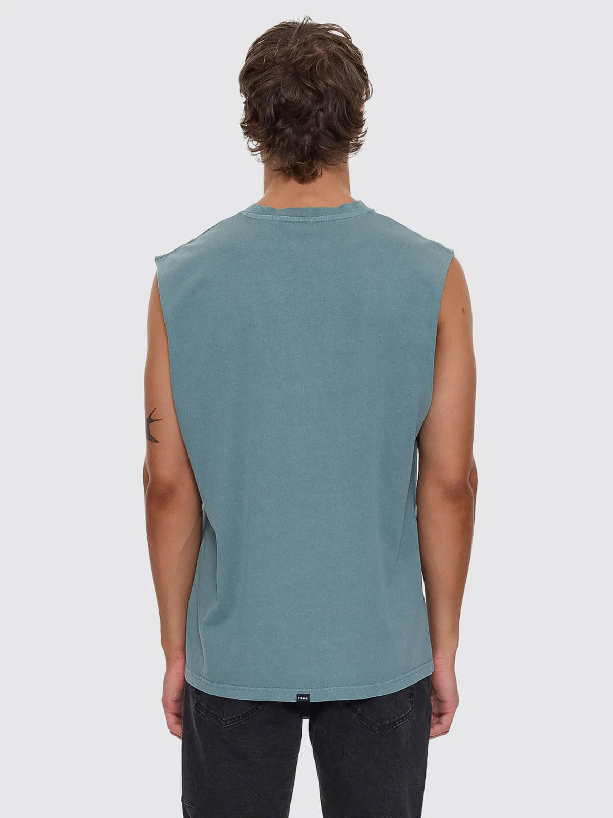 A Haven For The Restless Merch Fit Muscle Tee - Green Coast sold by Thrills product image thumbnail 4