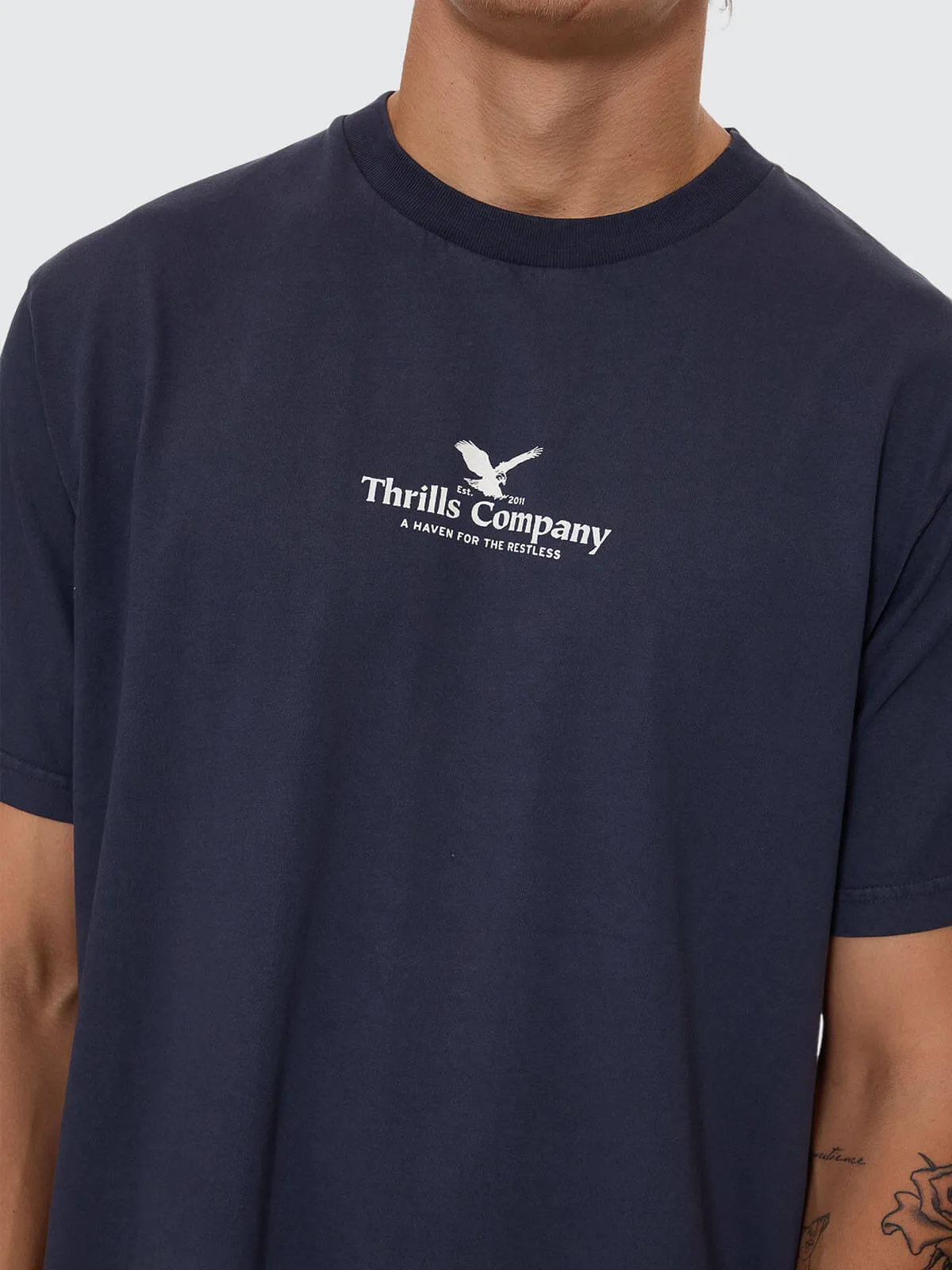 A Haven For The Restless Merch Fit Tee - Total Eclipse sold by Thrills product image thumbnail 2