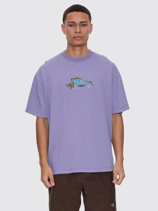 Lair Box Fit Oversize Tee - Foundation Purple made by Thrills