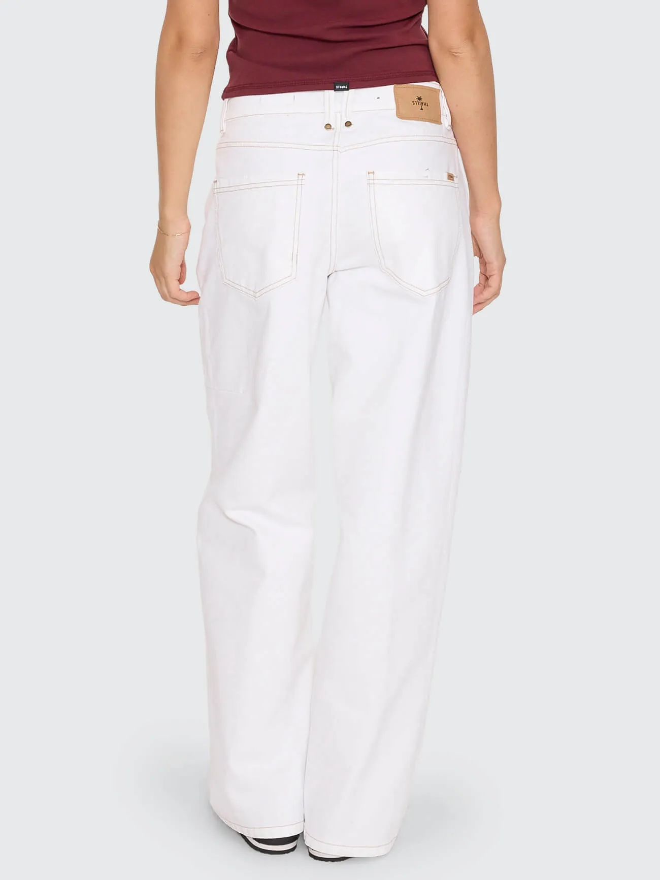 Billie Low Rise Baggy Jean - Vintage White sold by Thrills product image thumbnail 4