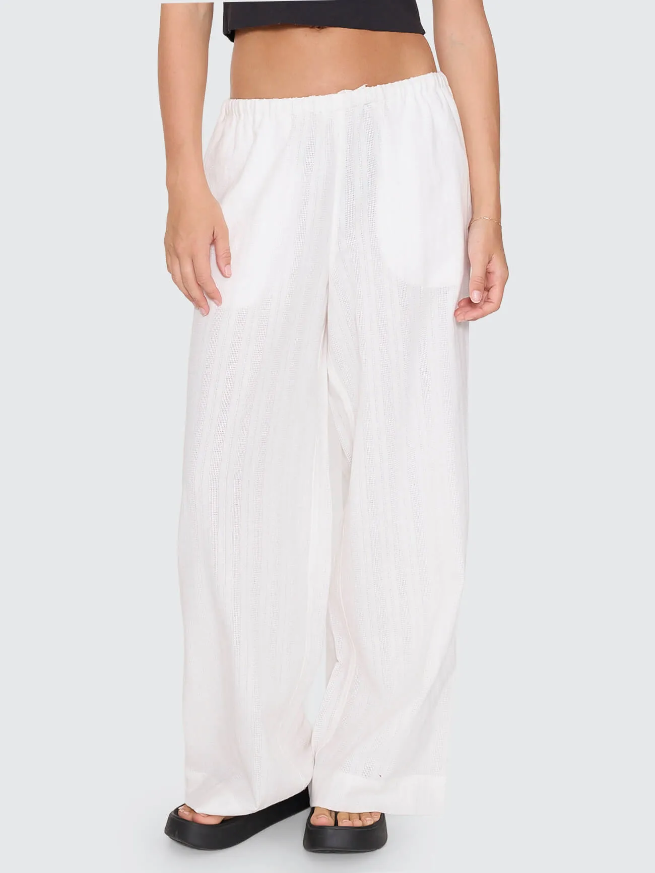 Unhinged Relaxed Pant - White sold by Thrills product image thumbnail 2