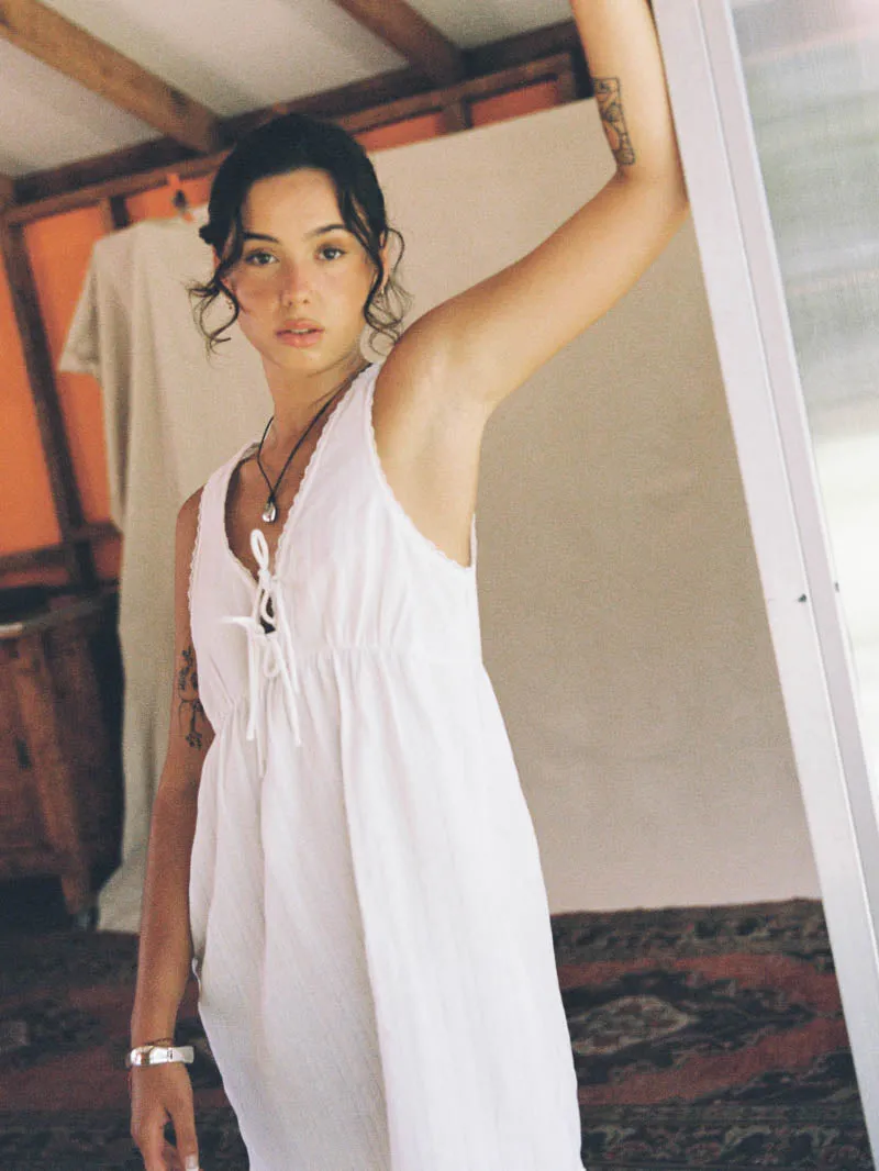 Unhinged Mini Dress - White sold by Thrills product image thumbnail 4