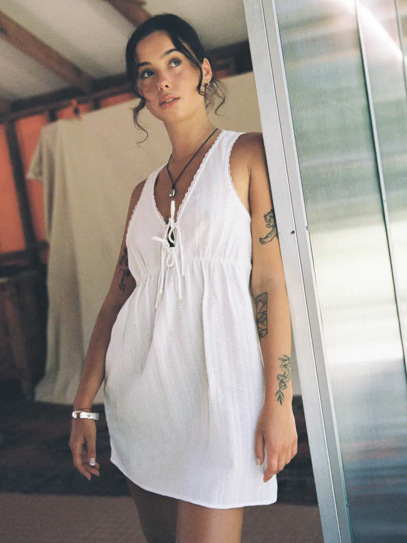 Unhinged Mini Dress - White sold by Thrills