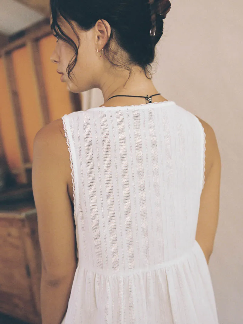 Unhinged Mini Dress - White sold by Thrills product image thumbnail 3