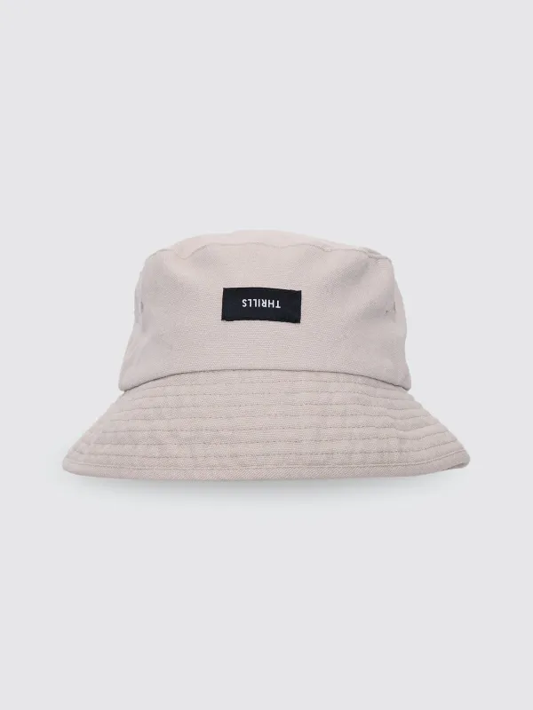 Minimal Thrills Bucket Hat - Oatmeal sold by Thrills