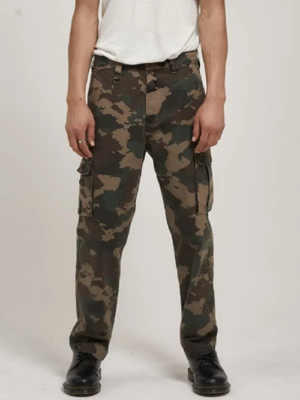 Slacker Tactics Cargo Pant - Camo sold by Thrills