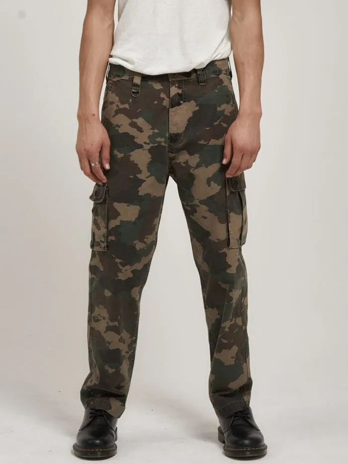 Slacker Tactics Cargo Pant - Camo sold by Thrills