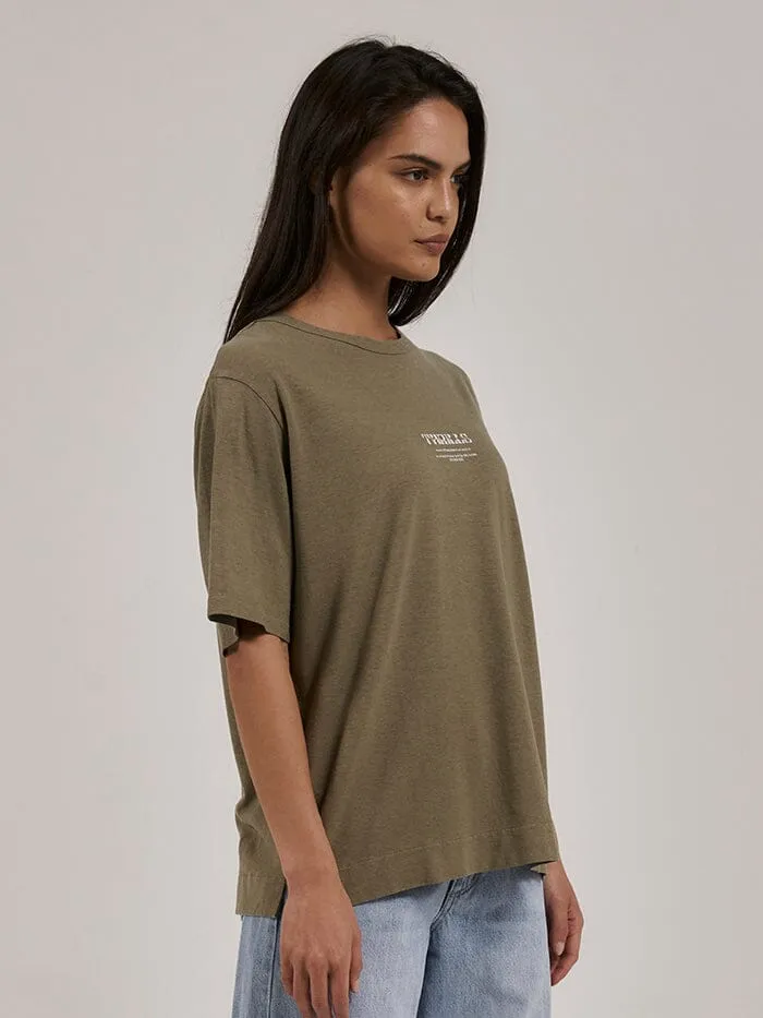 High Standards Hemp Box Tee - Aloe sold by Thrills product image thumbnail 3