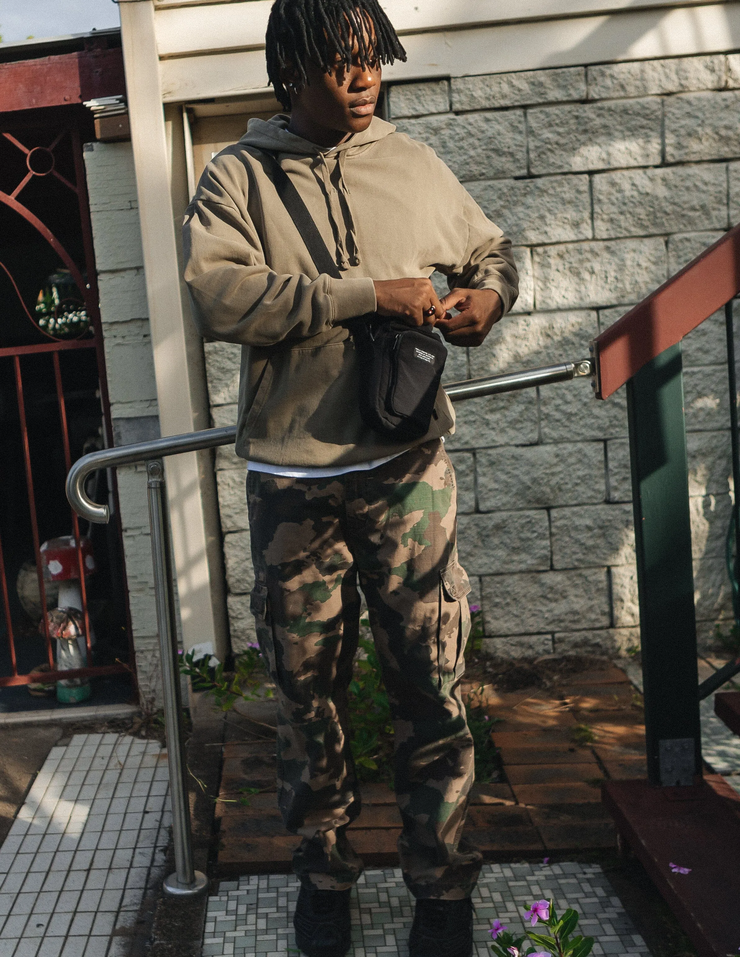 Slacker Tactics Cargo Pant - Camo sold by Thrills product image thumbnail 5