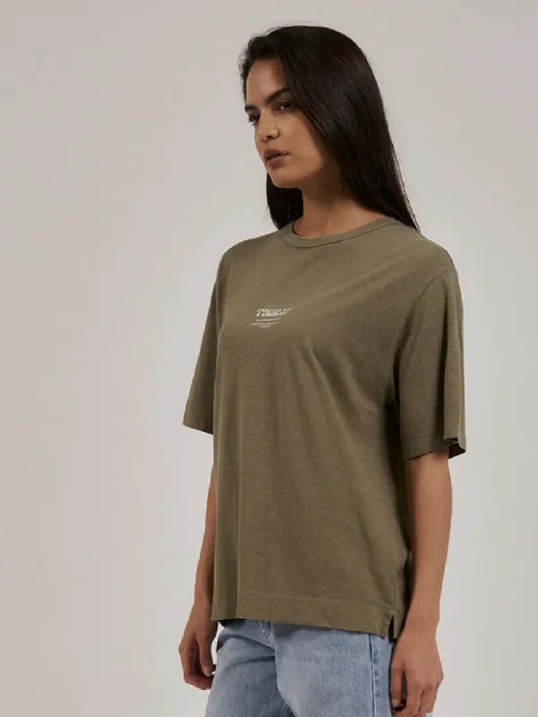 High Standards Hemp Box Tee - Aloe sold by Thrills