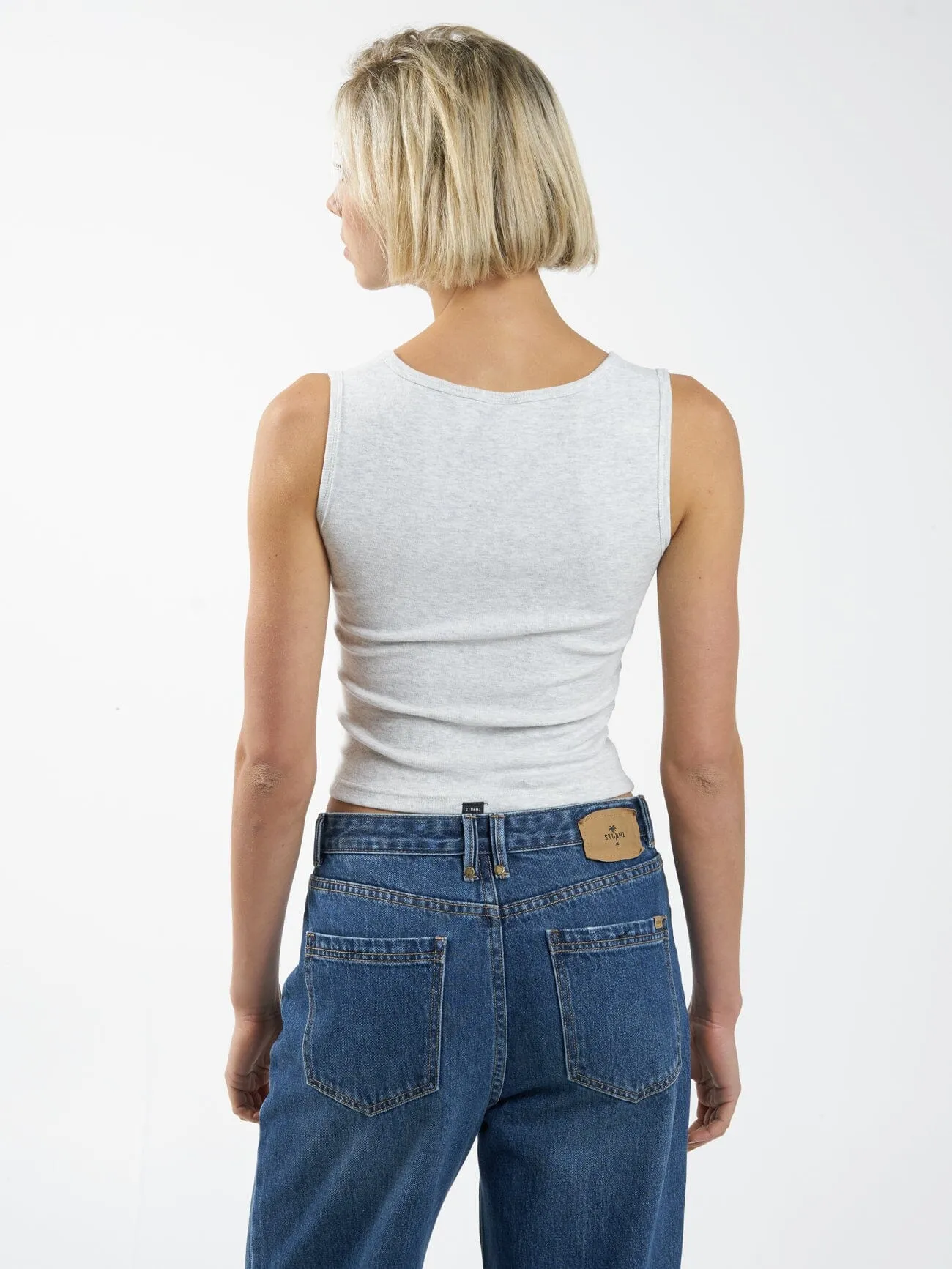 Global Double Nation Y2K Tank - White Marble sold by Thrills product image thumbnail 2