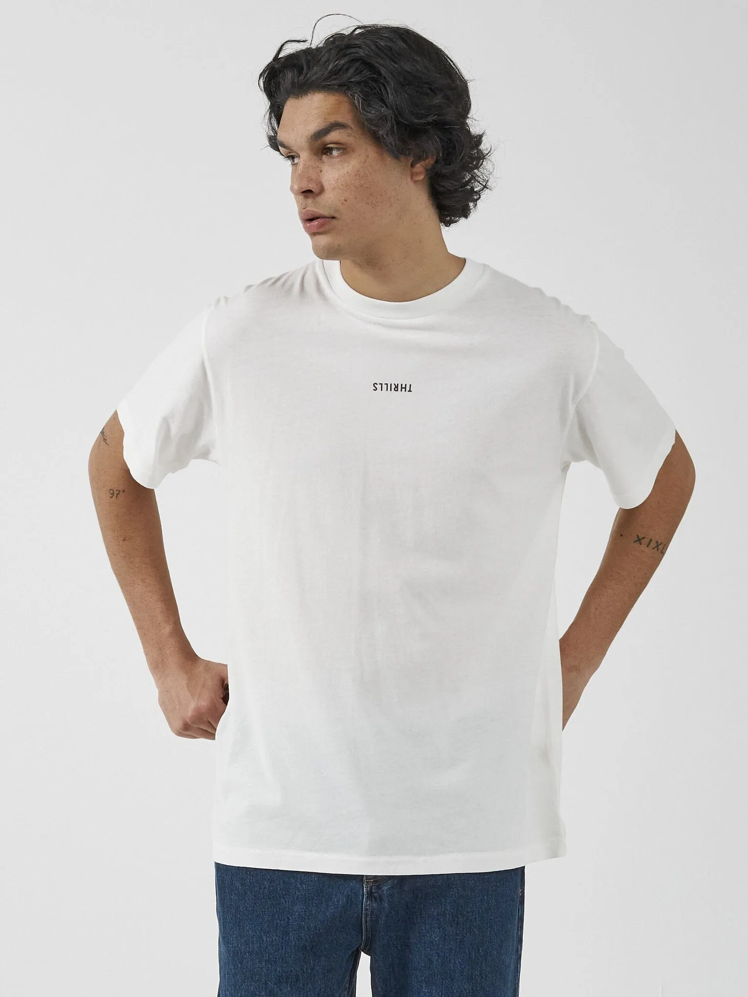 Minimal Thrills Merch Fit Tee - Tofu sold by Thrills product image thumbnail 3
