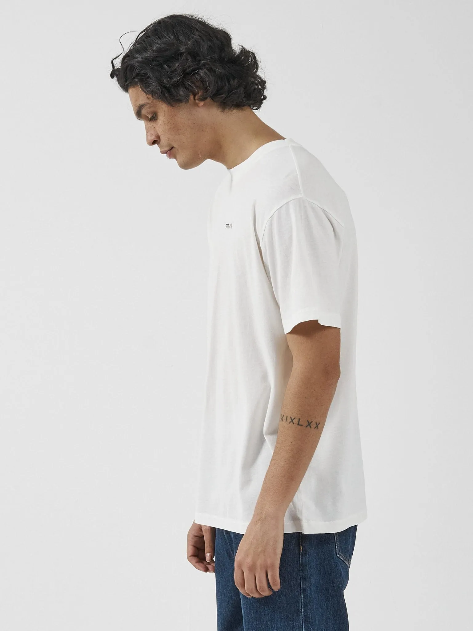 Minimal Thrills Merch Fit Tee - Tofu sold by Thrills product image thumbnail 4