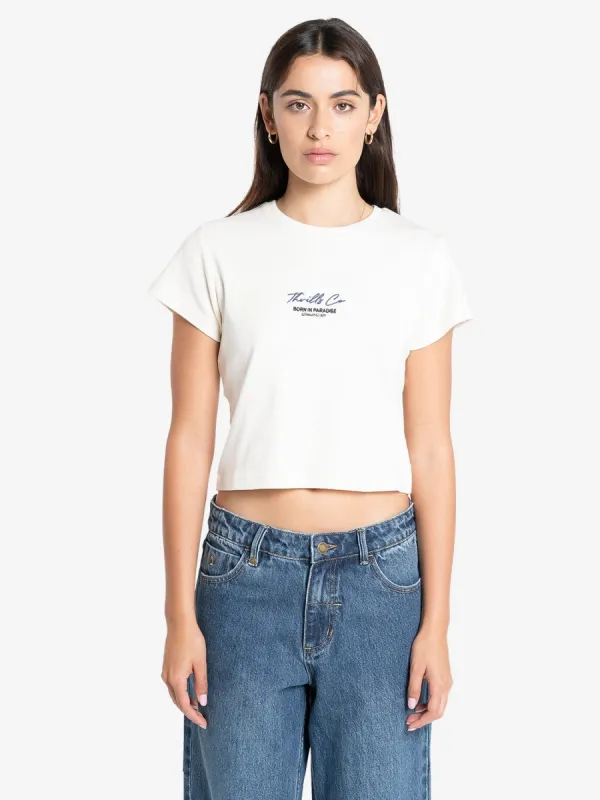 Signature Mini Tee - Heritage White sold by Thrills