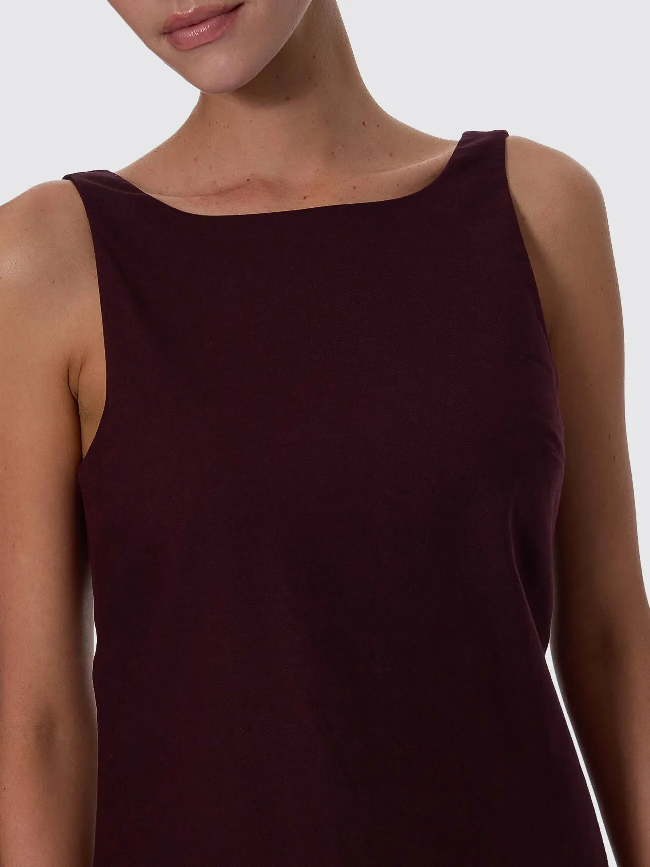 Evelyn Mini Dress - Bitter Chocolate sold by Thrills product image thumbnail 4