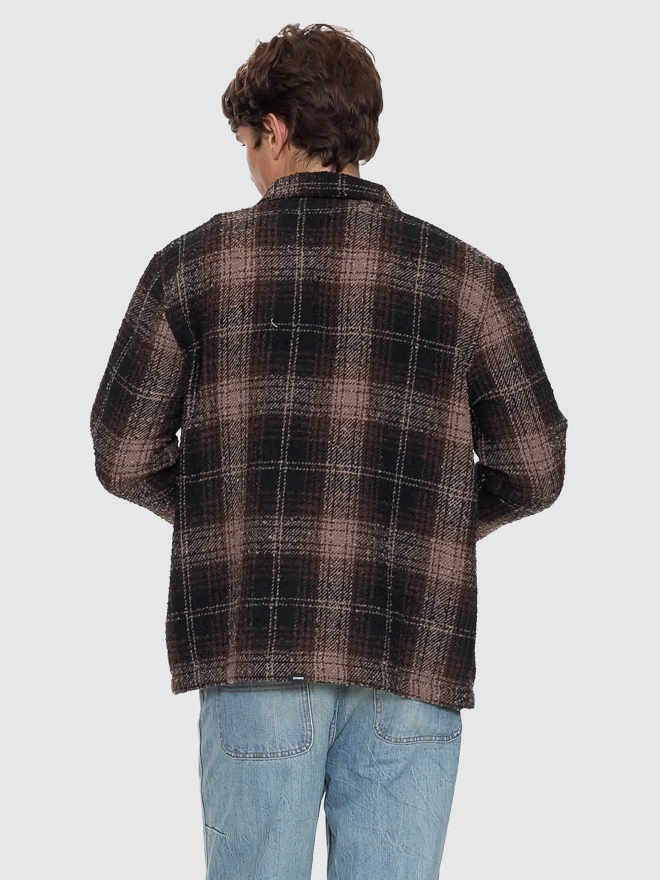 Primitive Cropped Flannel Jacket - Falcon sold by Thrills product image thumbnail 3