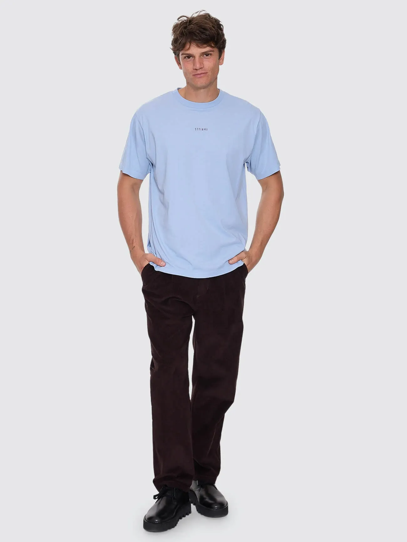 Minimal Thrills Merch Fit Tee - Placid Blue sold by Thrills product image thumbnail 3