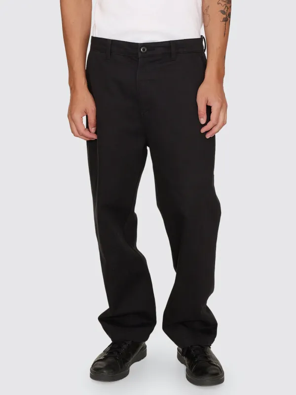 Slacker Chino Pant - Black sold by Thrills