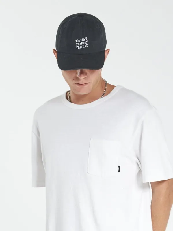 Thrills Unlimited 6 Panel Cap - Black sold by Thrills