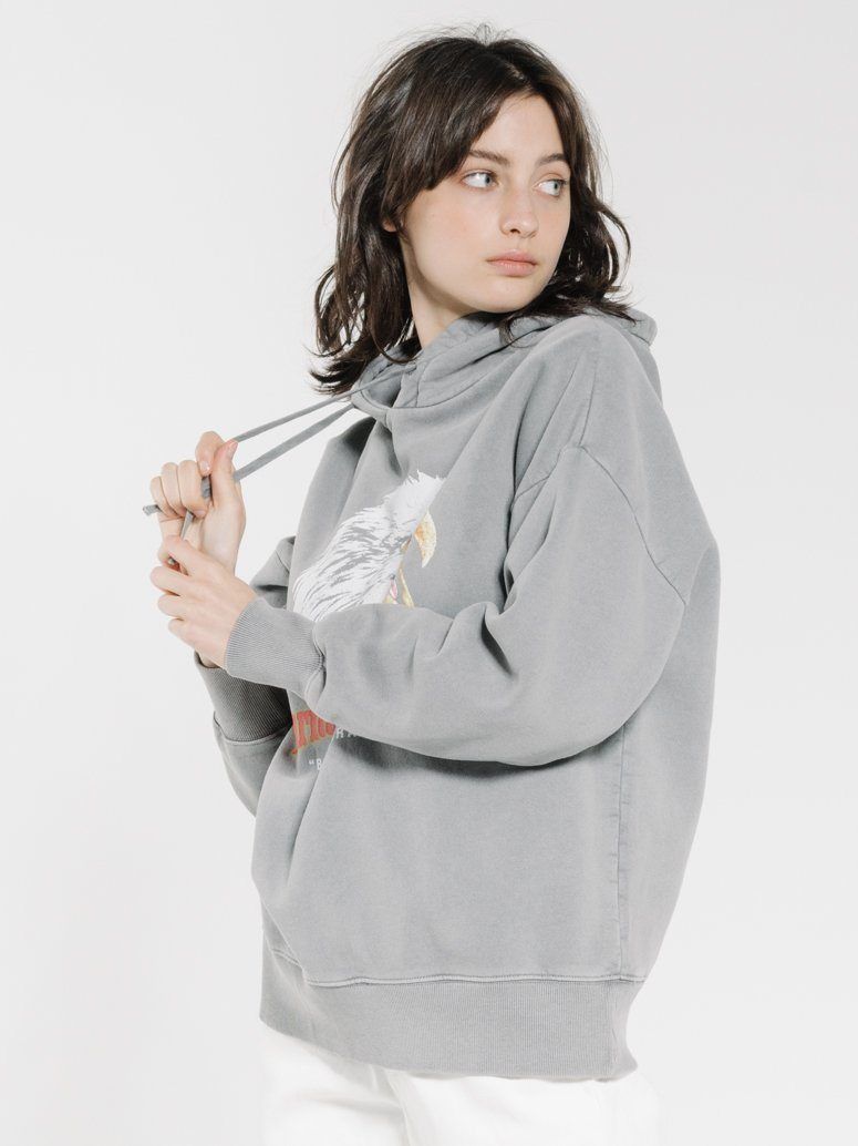 Pierce Slouch Hood - Washed Grey sold by Thrills product image thumbnail 3