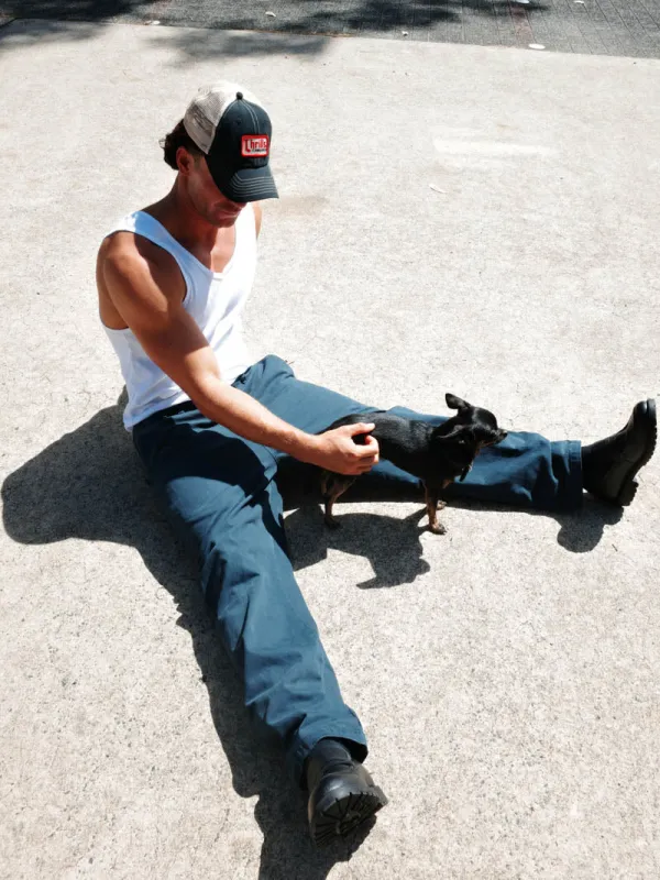 Slacker Chino Pant - Petrol sold by Thrills