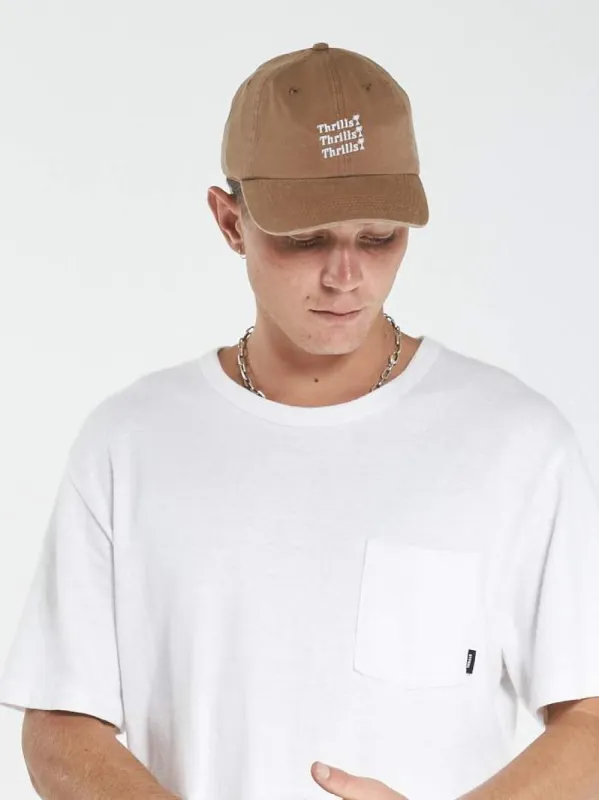 Thrills Unlimited 6 Panel Cap - Tobacco sold by Thrills