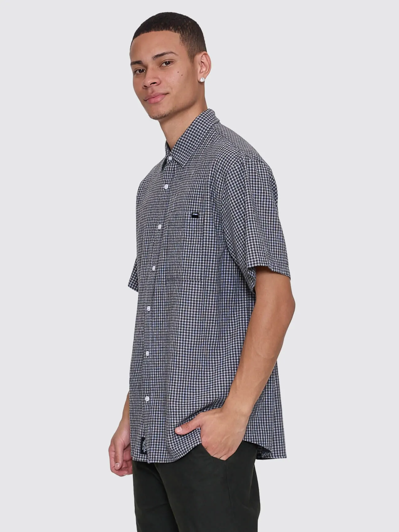 Locked in Short Sleeve Shirt - Black sold by Thrills product image thumbnail 4