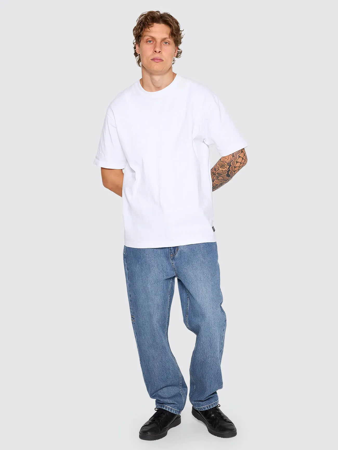 Slacker Relaxed Denim Jean - Darker Dust Blue sold by Thrills product image thumbnail 2