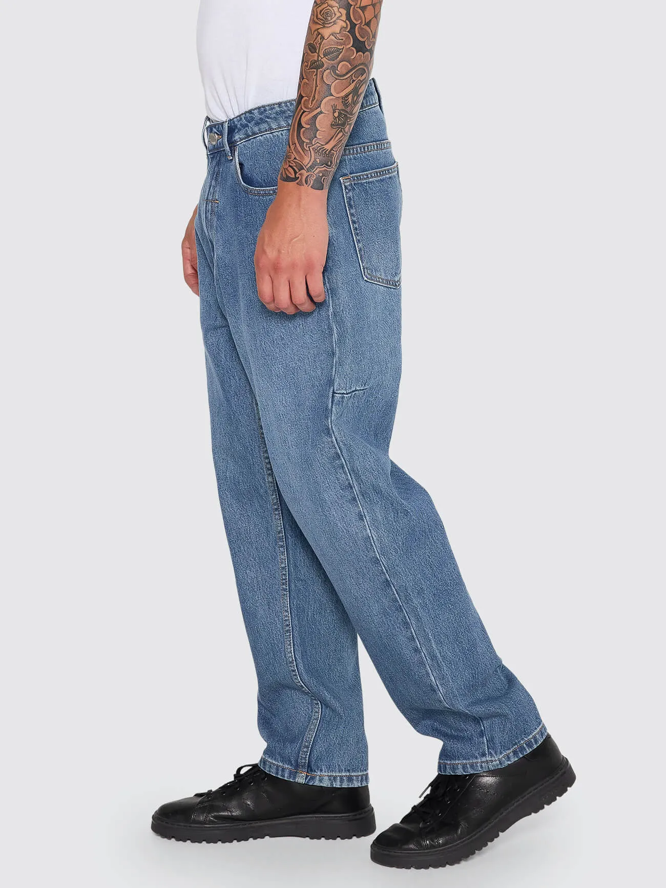 Slacker Relaxed Denim Jean - Darker Dust Blue sold by Thrills product image thumbnail 3