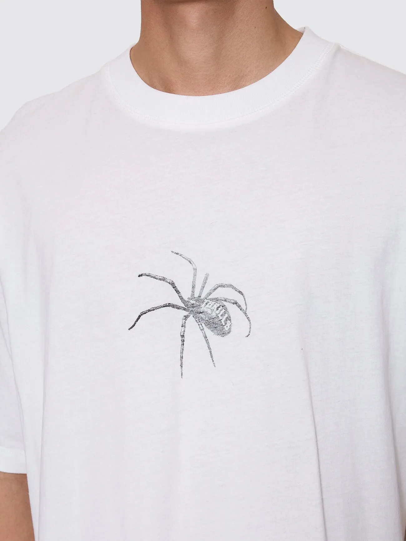 Deceitful Box Fit Oversize Cropped Tee - Dirty White sold by Thrills product image thumbnail 4