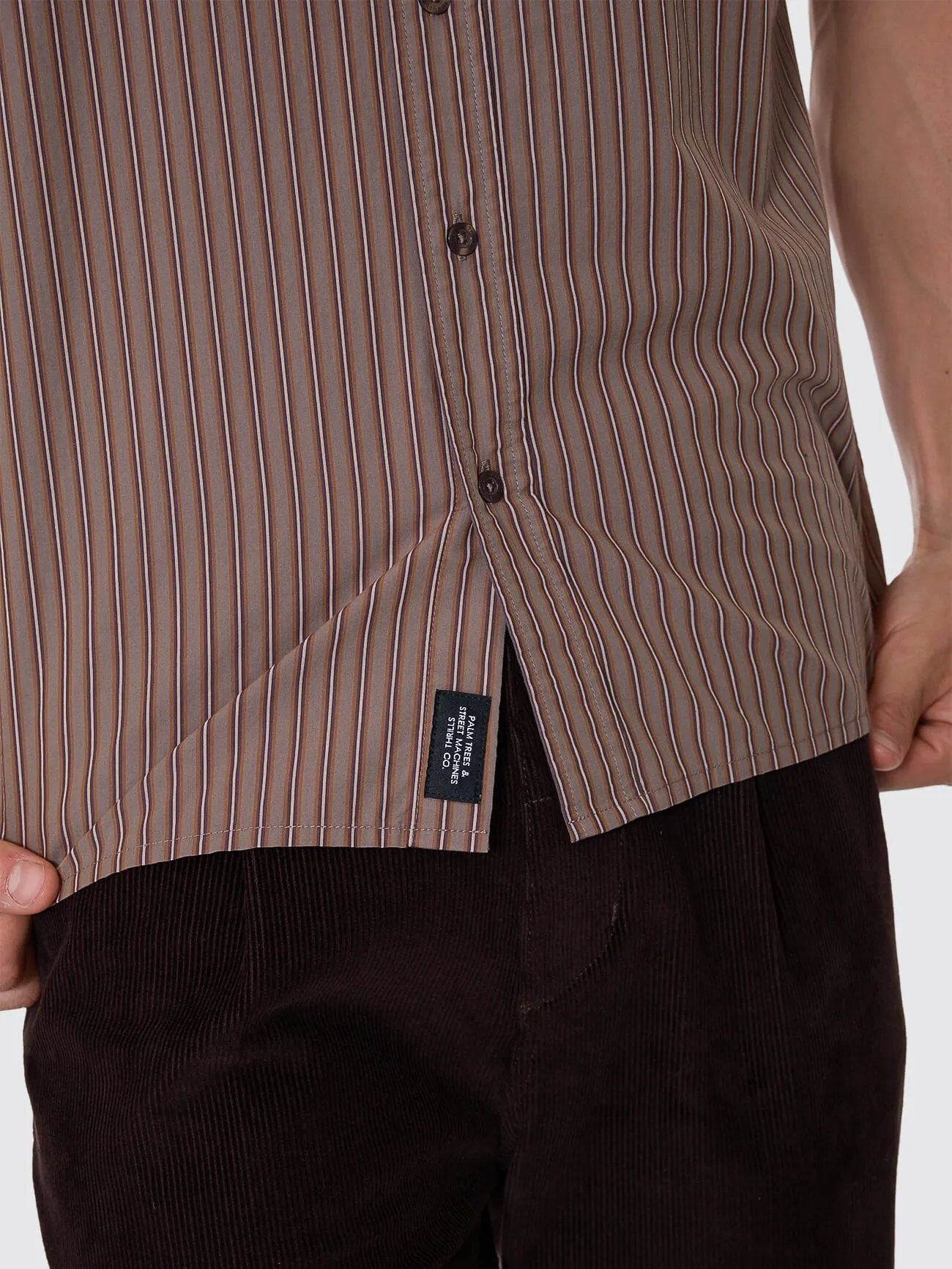 Deep In The Heart Of Byron Cropped Short Sleeve Shirt - Falcon sold by Thrills product image thumbnail 4