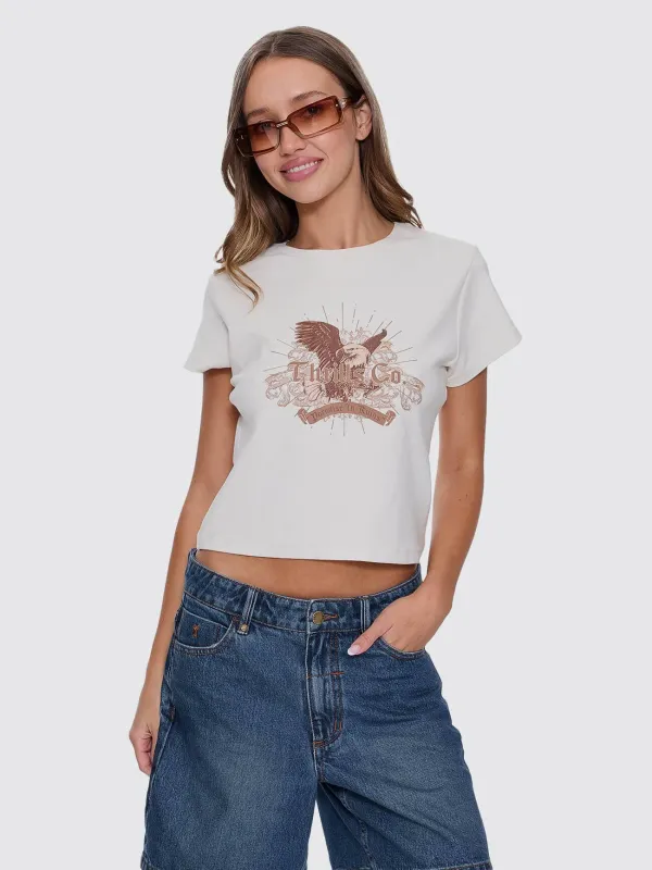 Ruined Paradise Mini Tee - Heritage White made by Thrills