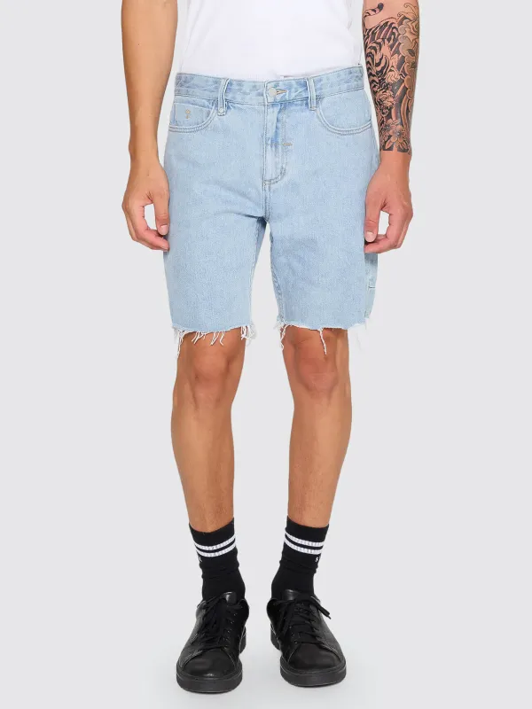 Bones Raw Slim Denim Short - Ageless Blue made by Thrills