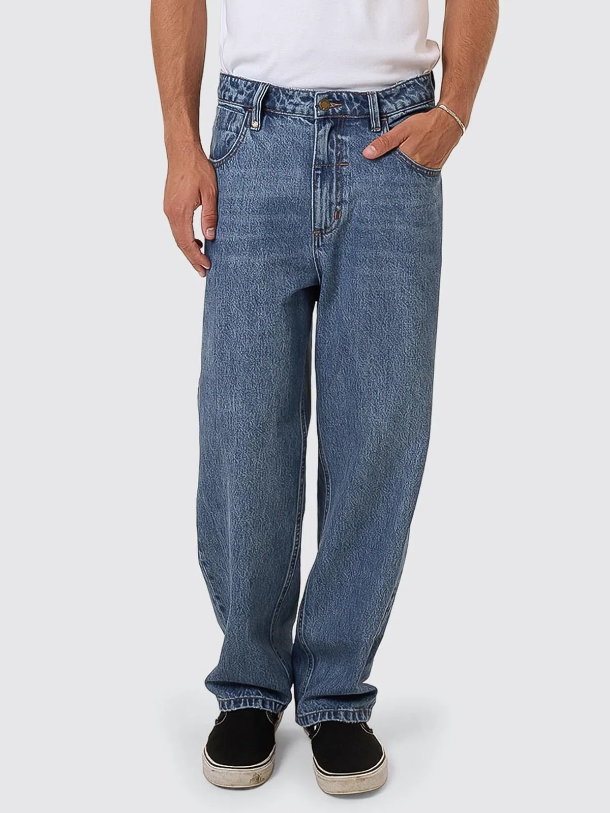Big Slacker Baggy Denim Jean - Stoned Blues sold by Thrills product image thumbnail 4