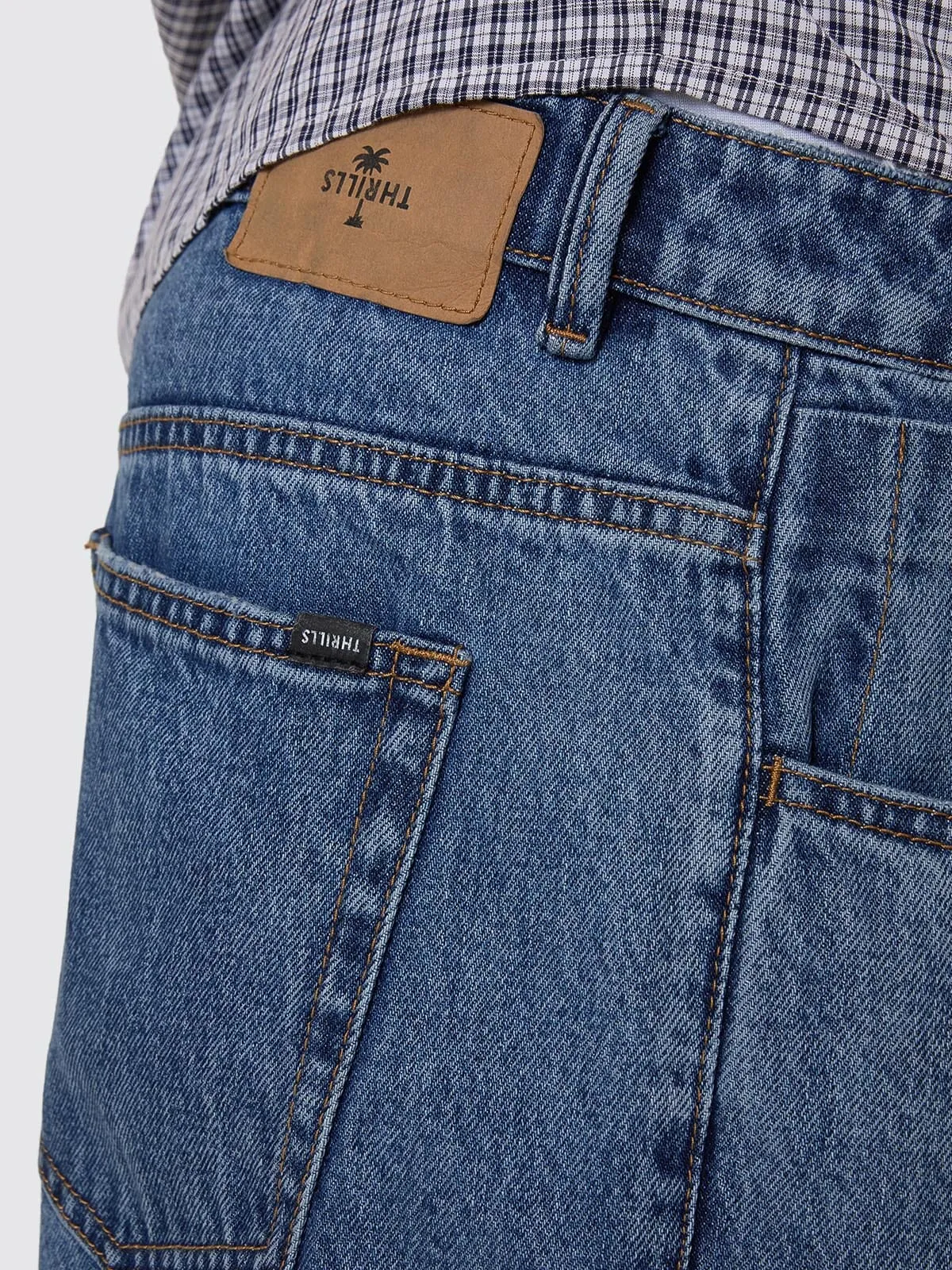 Big Slacker Baggy Denim Jean - Stoned Blues sold by Thrills product image thumbnail 3