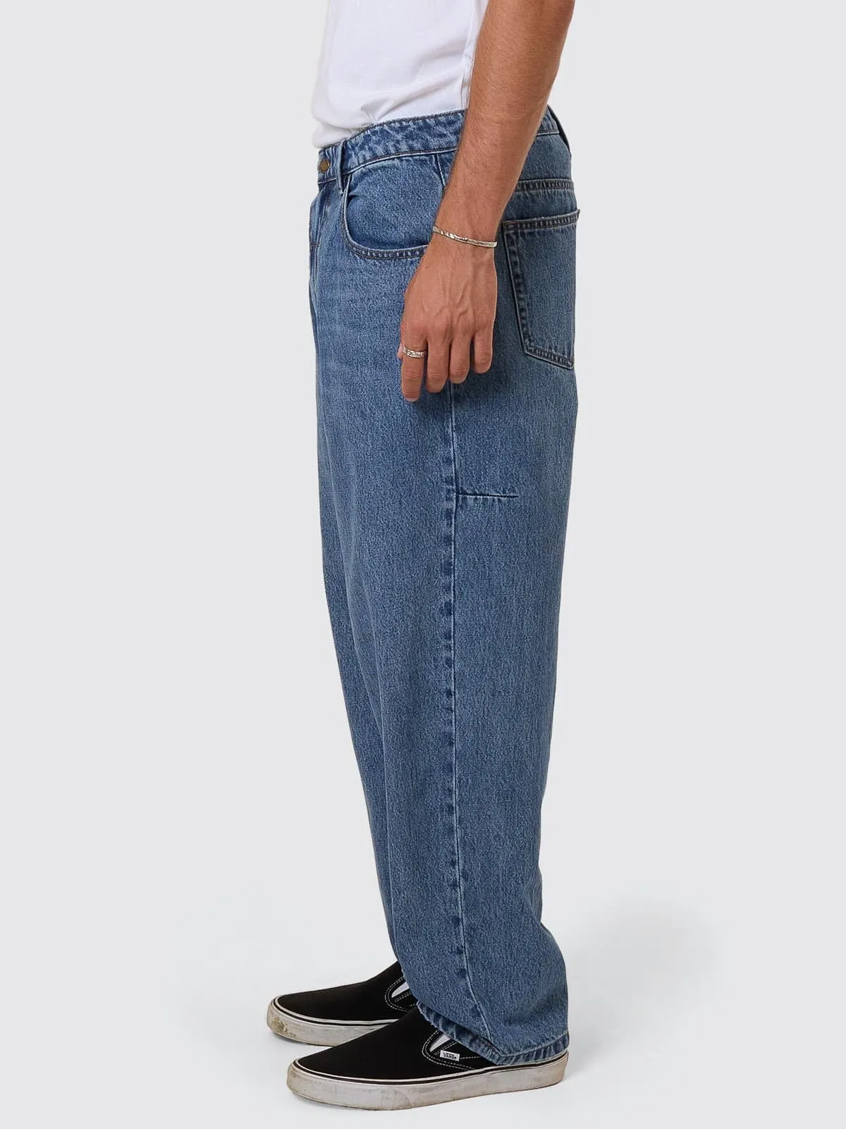 Big Slacker Baggy Denim Jean - Stoned Blues sold by Thrills product image thumbnail 5