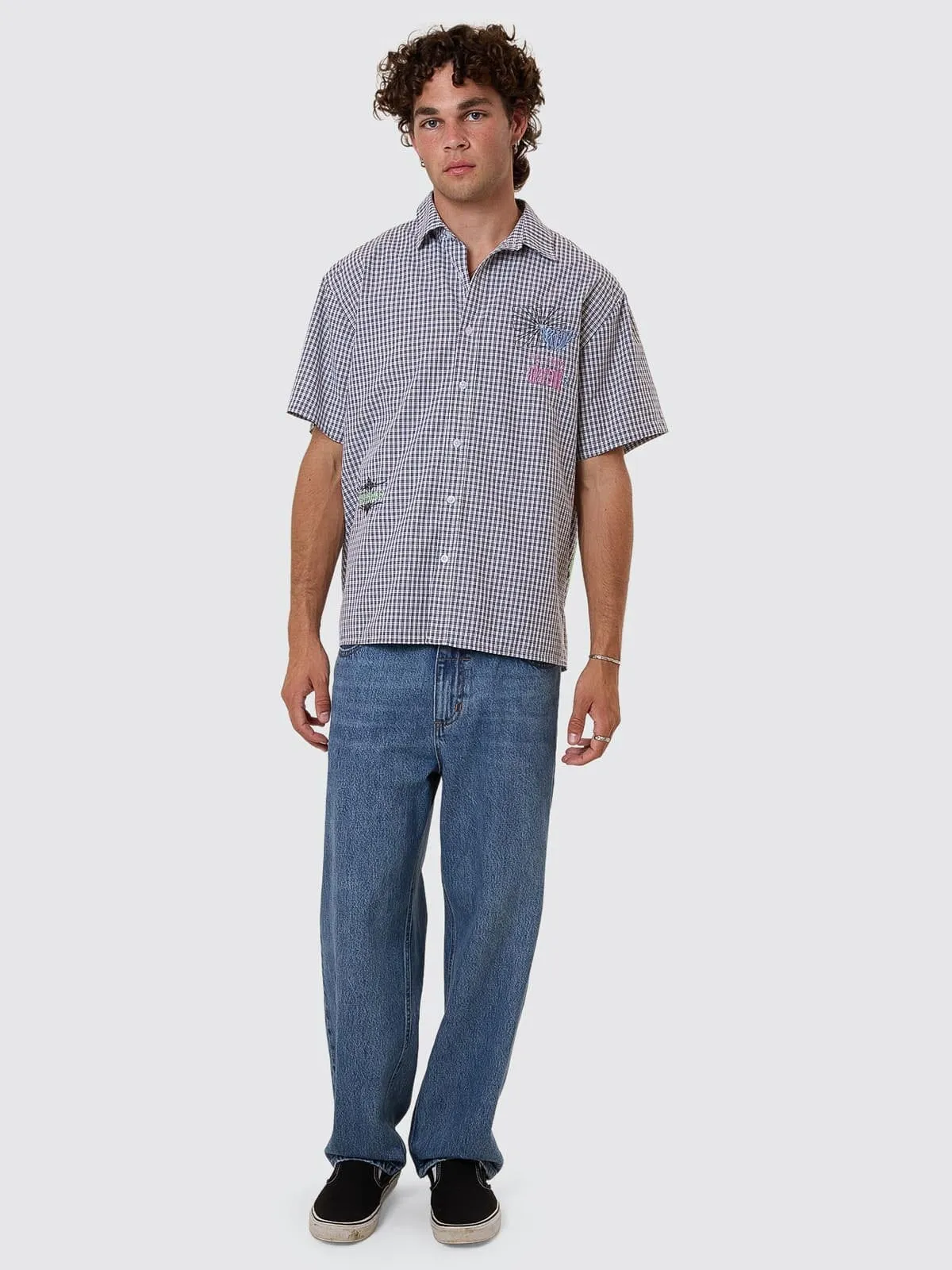 Big Slacker Baggy Denim Jean - Stoned Blues sold by Thrills