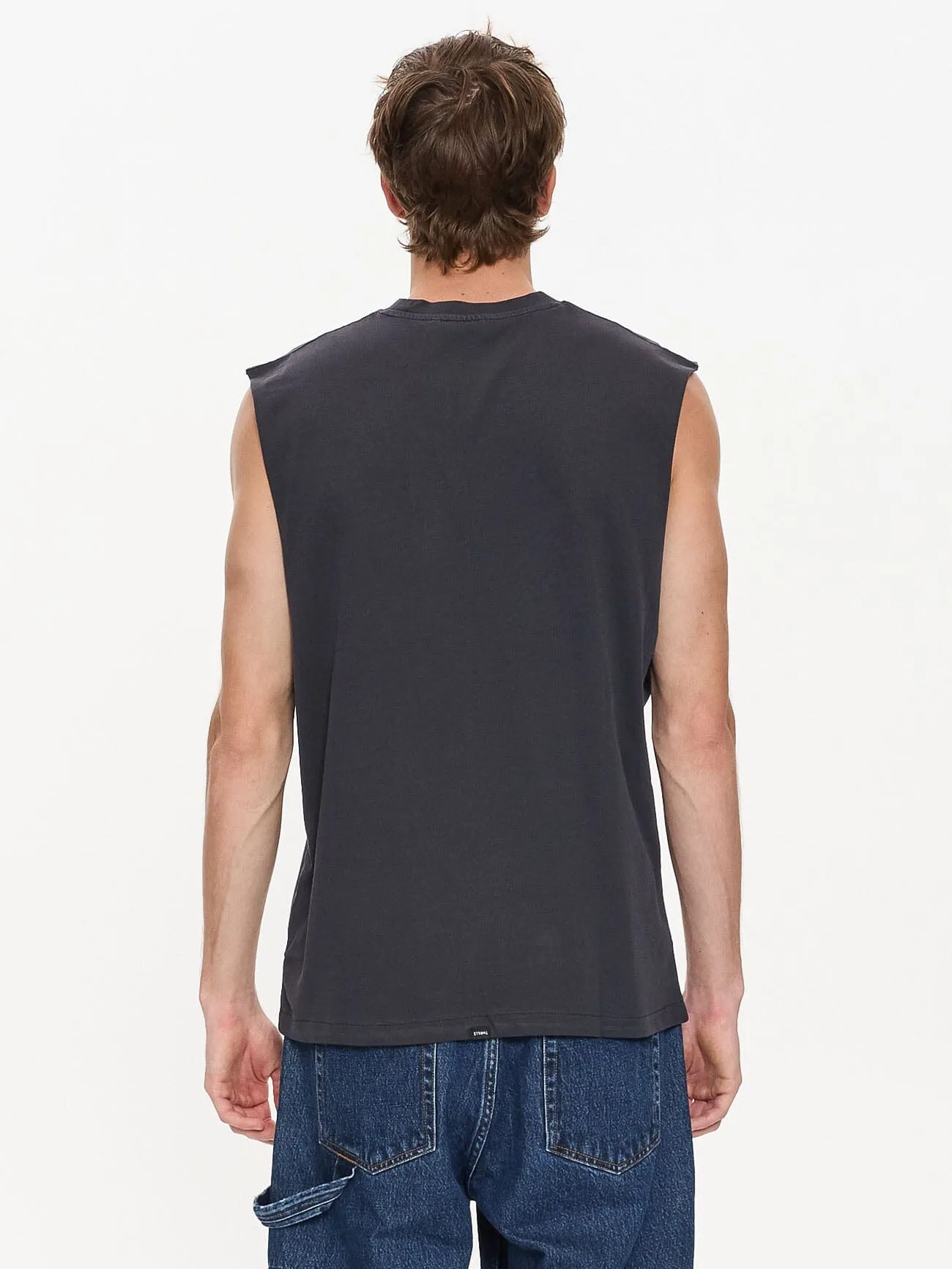 Minimal Thrills Merch Fit Muscle Tee - Slate sold by Thrills product image thumbnail 2