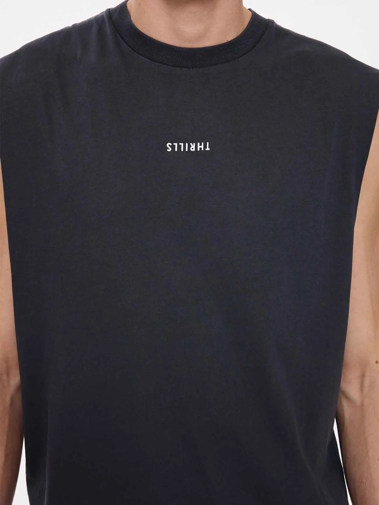 Minimal Thrills Merch Fit Muscle Tee - Slate sold by Thrills product image thumbnail 5