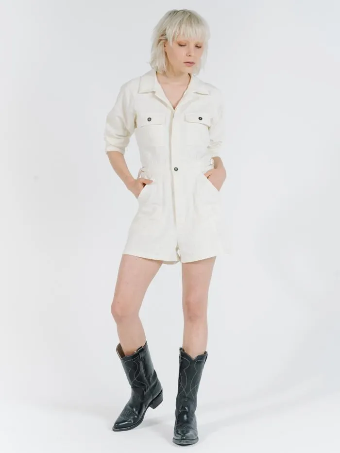 Utility Short Leg Coverall - Natural sold by Thrills